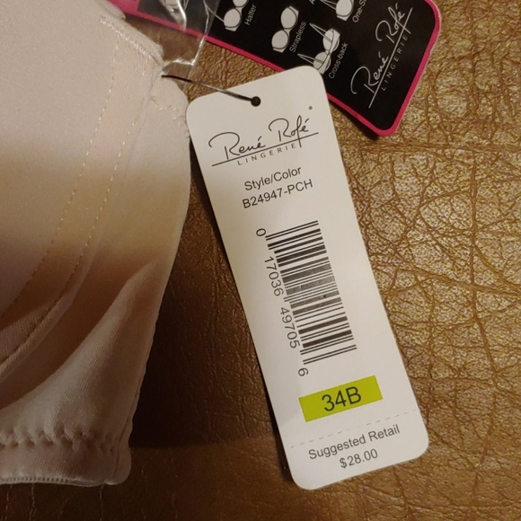 3 NWT Rene Rofe bras size 34B - Picture 6 of 12